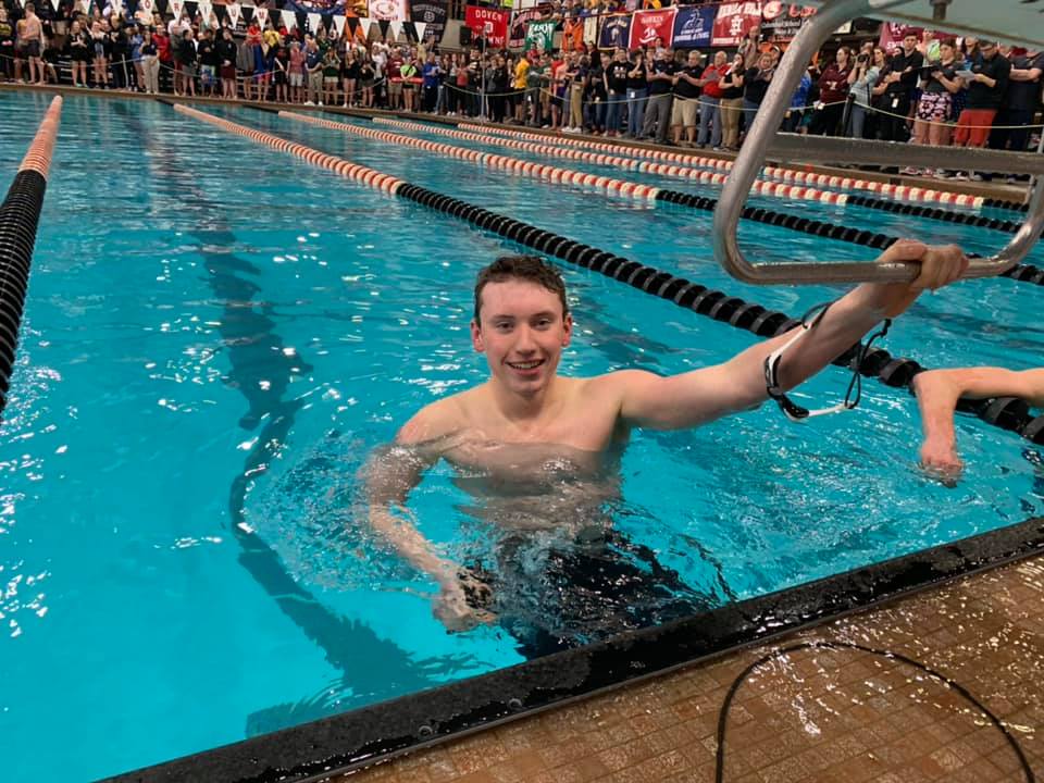 swimmer in a pool